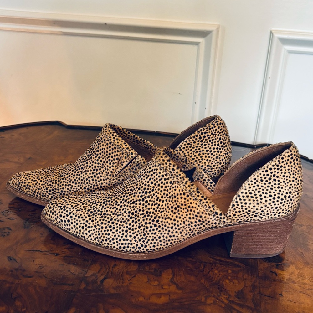 Madewell Women’s Brady Low cut Bootie in Spotted Calf Hair